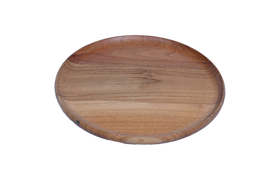 Teak Smooth Plates (With Beading)