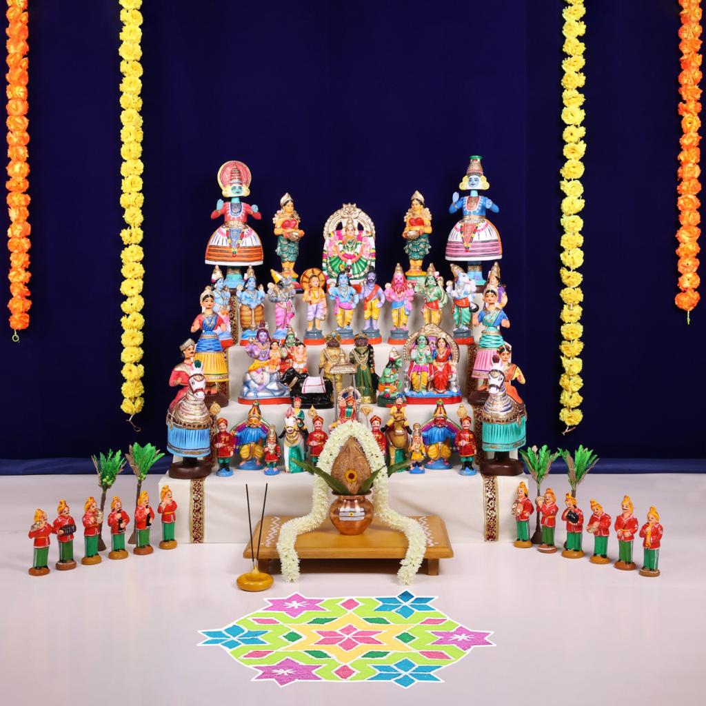 dasara doll stand